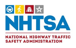 NHTSA - National Highway Traffic Safety Administration logo.